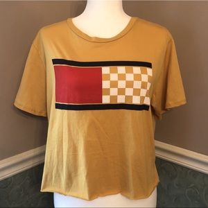 Mustard Yellow Crop Top